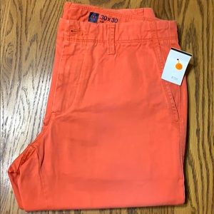 GAP Men’s Slim Pants (Red-Orange) NWT